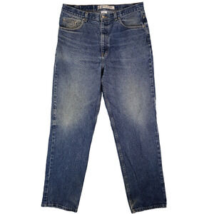 Sonoma Jeans Relaxed Men's Size 36x34 100% Cotton Demin Blue Jeans